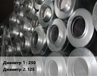 Шумоглушитель круглый 250х125 L=600